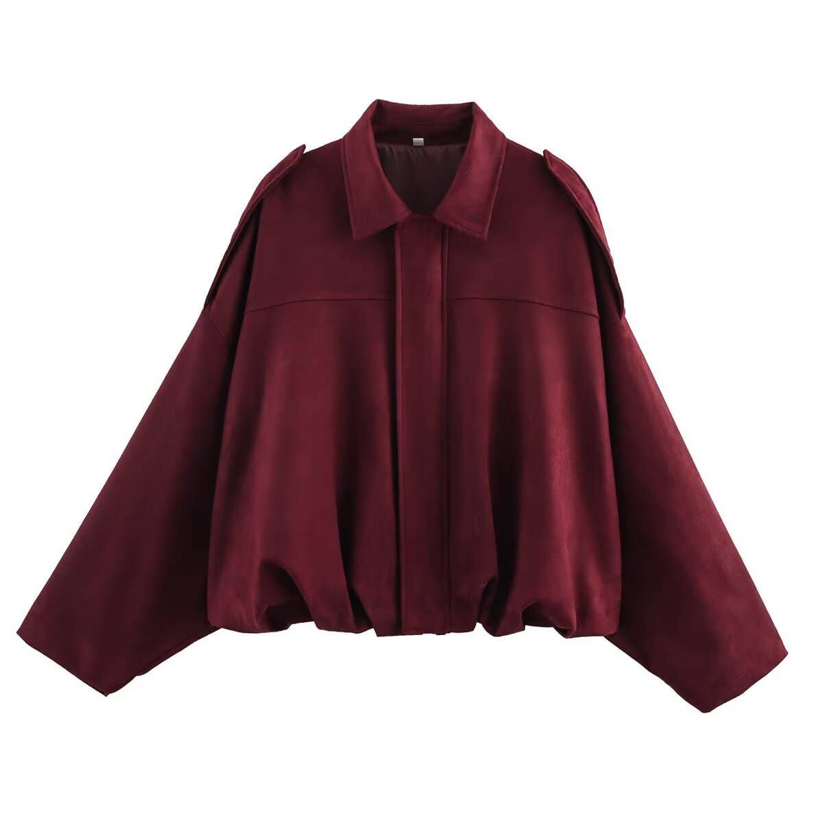 Suede Touch Bomber Jacket