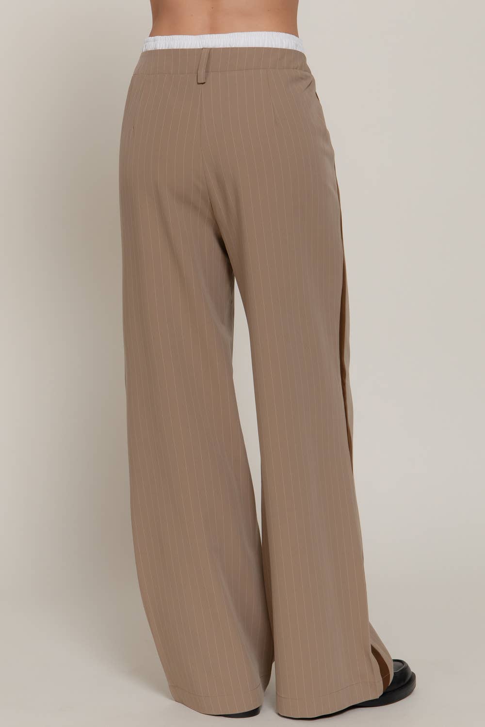 Side Stripe Detail Y/D Stripe Long Pants