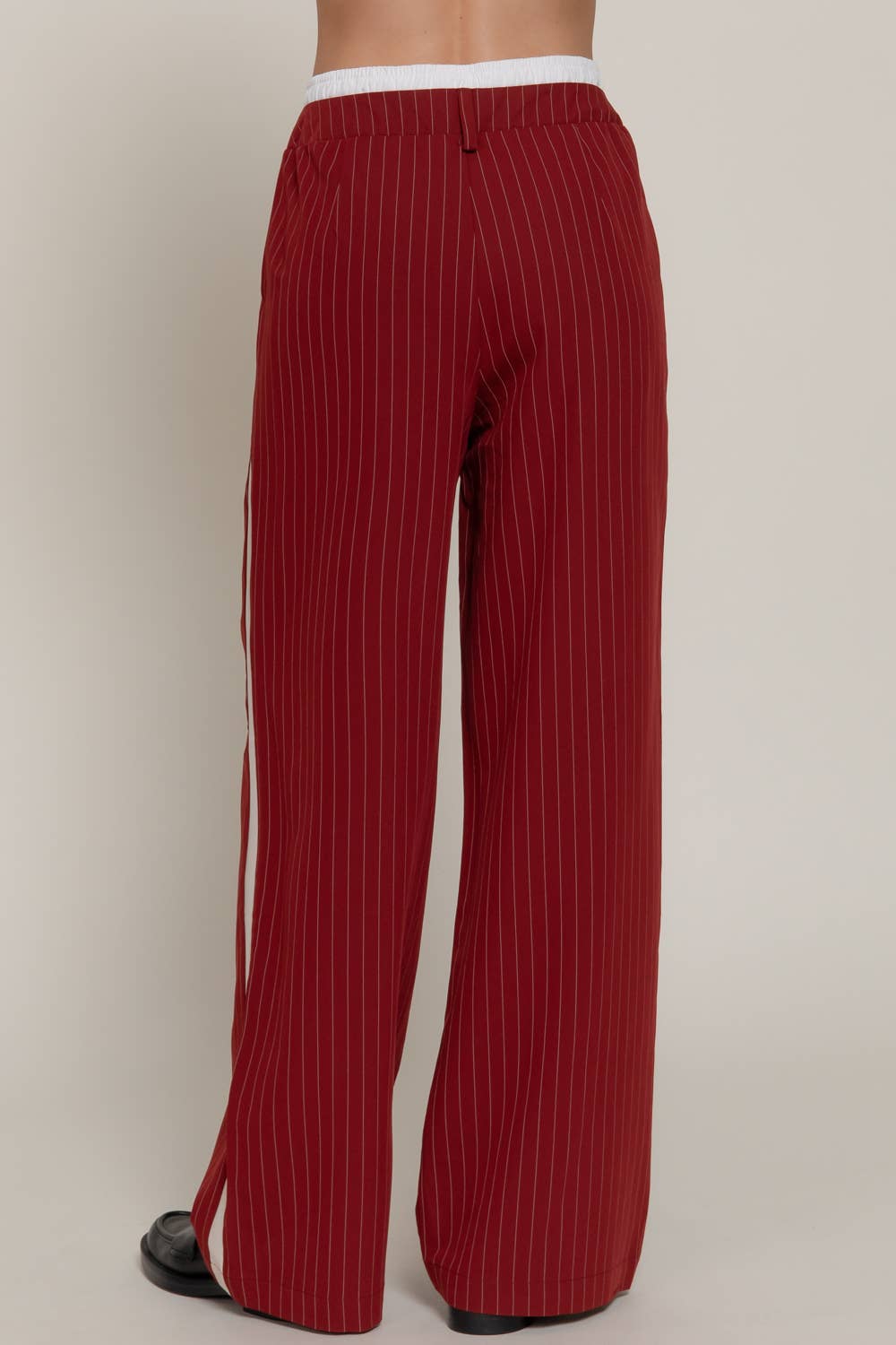 Side Stripe Detail Y/D Stripe Long Pants