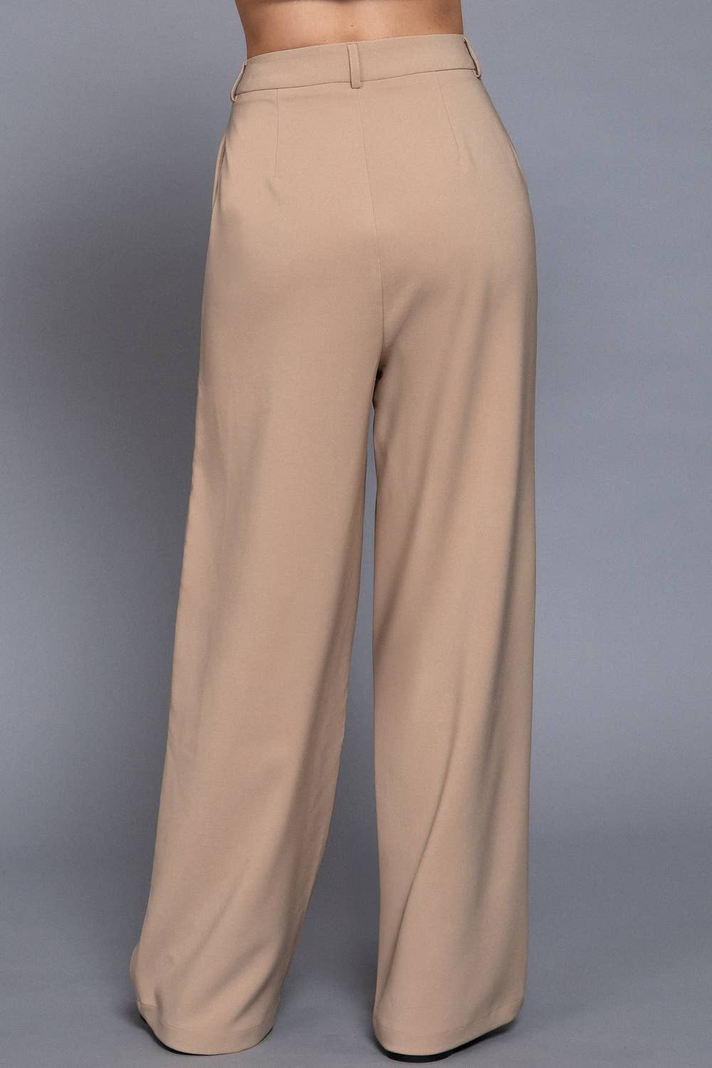 Asymmetrical Wrap Long Pants